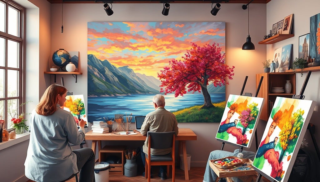 Bring the Beach Home: Ocean and Beach Paint by Numbers Kits for Your Decor