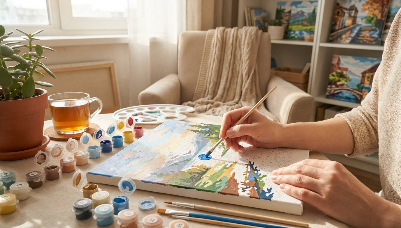 Beyond Brushes: How Paint by Numbers Kits for Adults Truly Melts Away Stress and Anxiety