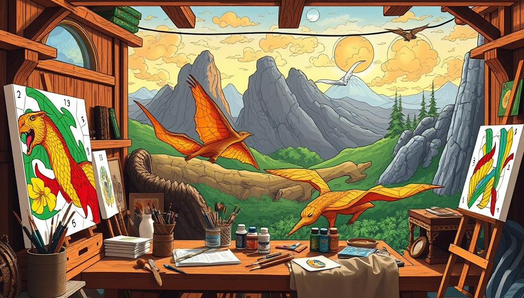 Shop Now: High-Quality Paint by Numbers Kits for The Lord of the Rings Fans Online