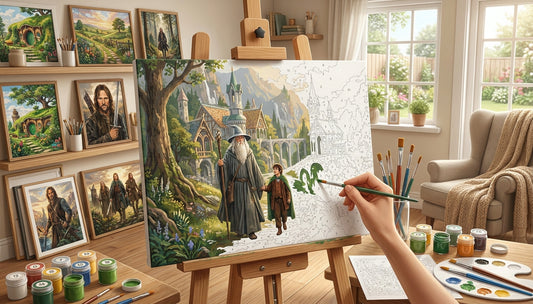 You Won't Believe How Relaxing These LoTR Paint by Numbers Are