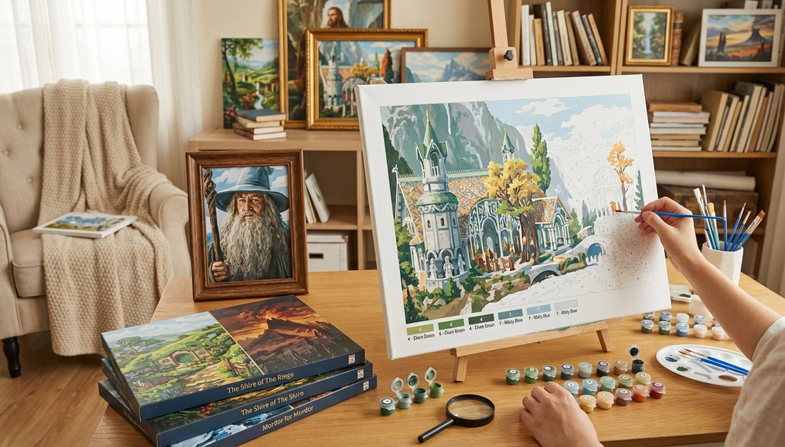 The Secret to Relaxation: Discover Lord of the Rings Paint by Numbers Kits for Seniors