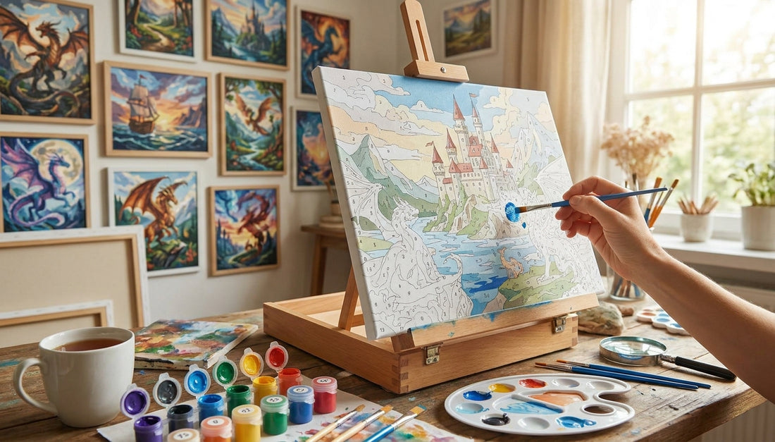 Escape Reality: Fantasy Paint By Numbers Kits Explored