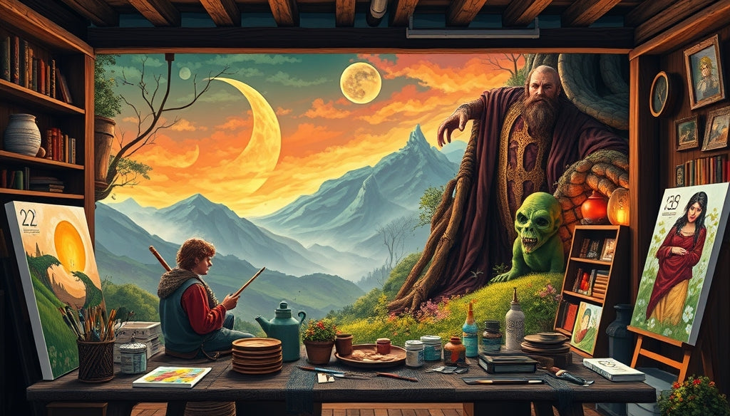 Discover the Best Paint by Numbers Kits for Adults Featuring Lord of the Rings