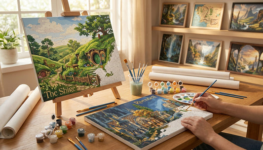 Your Path to Creativity: Cheap Lord of the Rings Paint by Numbers Kits for Beginners