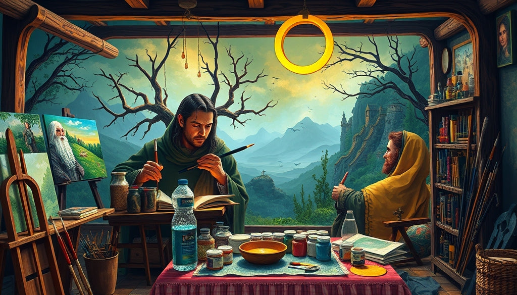 Breathe Easy: Stress-Relieving Wildlife and Nature Paint by Numbers Kits for The Lord of the Rings Lovers