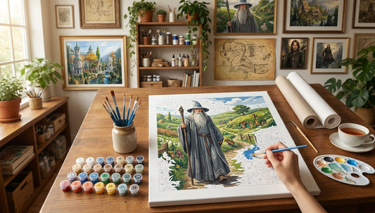 The Secret to Escaping Reality: Lord of the Rings Paint by Numbers Kits Revealed
