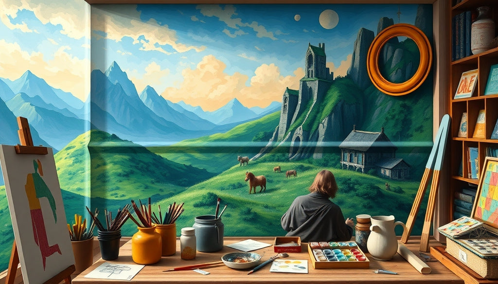 Paint Your Own Adventure: Canvas Paint by Numbers Kits of The Lord of the Rings