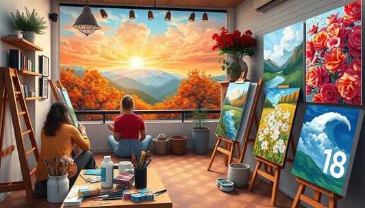Step into Art: Extra Large Paint by Numbers Kits for Experienced Painters