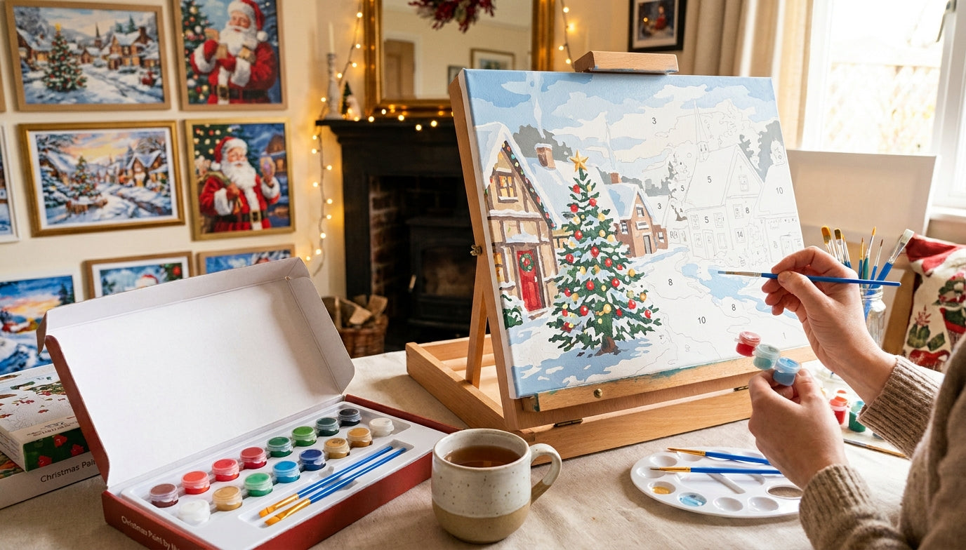 Holiday Gifting: Christmas Paint by Numbers Kits