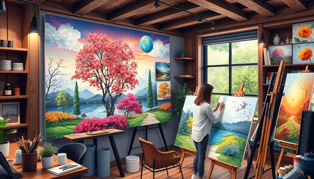 Where to Buy Premium Paint by Numbers Kits in the US: Unleash Your Inner Artist with Stress-Relieving Hobbies