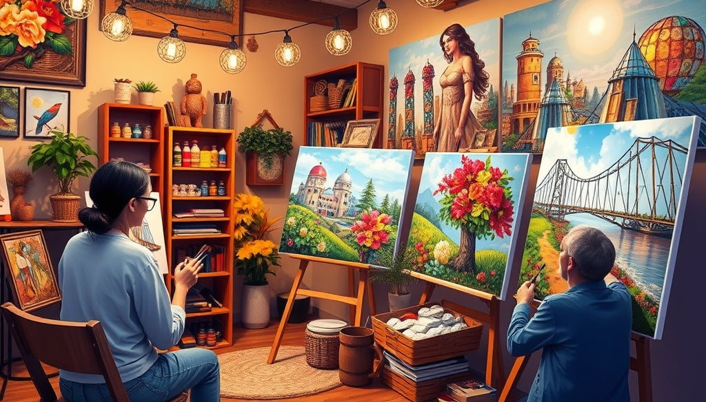 Revamp Your Space with Flower Paint by Numbers Kits with Detailed Designs