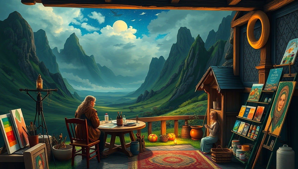 Discover the Best Paint by Numbers Kits for Adults Inspired by The Lord of the Rings