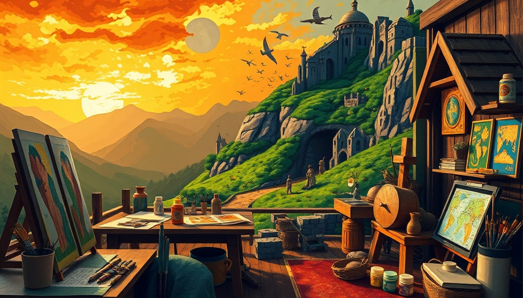 Christmas-Themed Paint by Numbers Kits for Gifts: Perfect for Fans of The Lord of the Rings