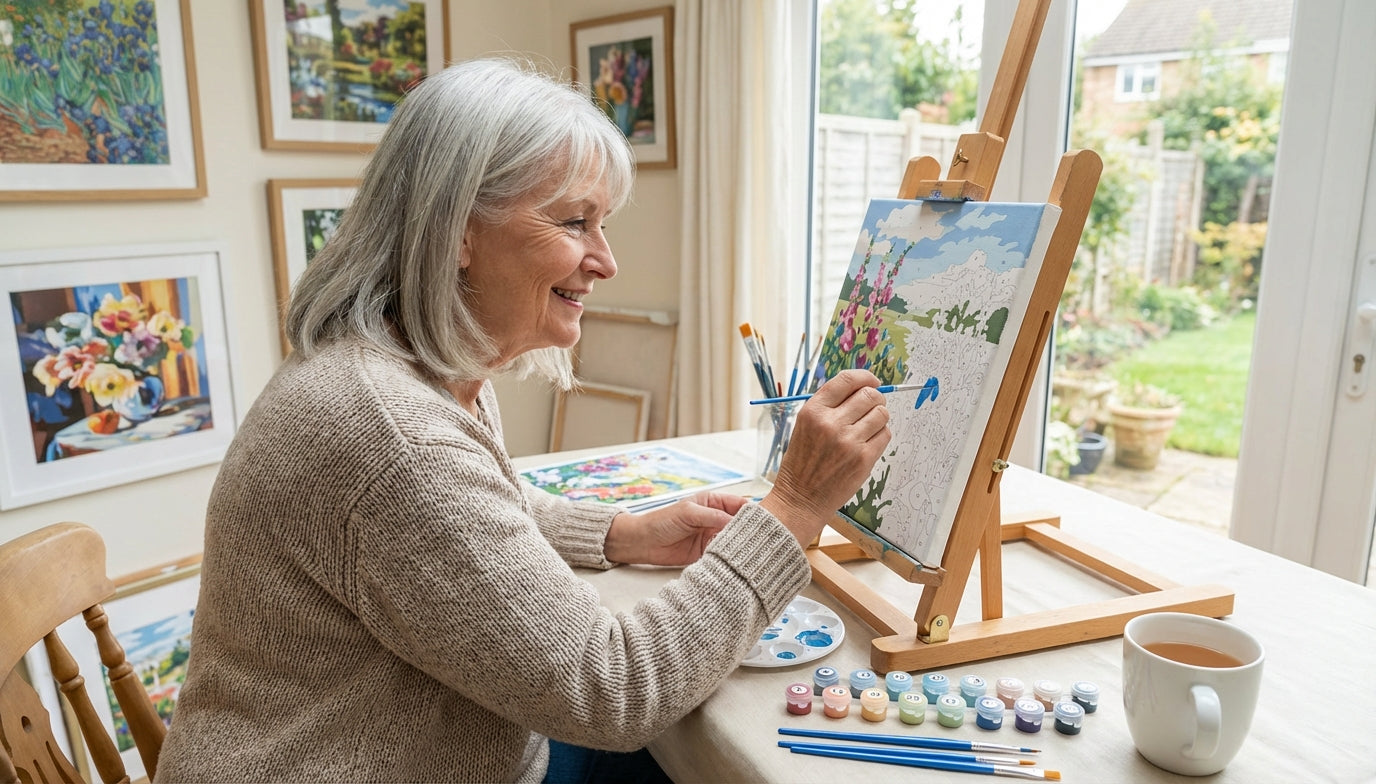 Unwind & Create: Top PBN Kits for Seniors