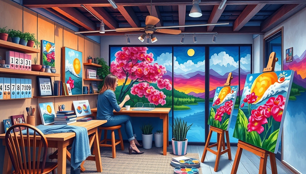 Where to Buy Paint by Numbers Kits with Free Shipping in the USA