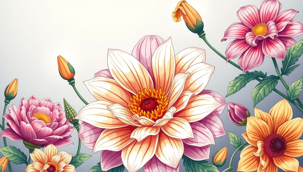 Explore Beautiful Flower Paint by Numbers Kits with Intricate Designs