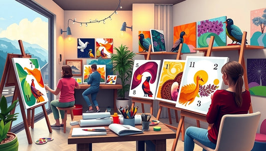 Discover the Best Paint by Numbers Kits for Adults in the US to Relieve Stress and Unleash Your Creativity