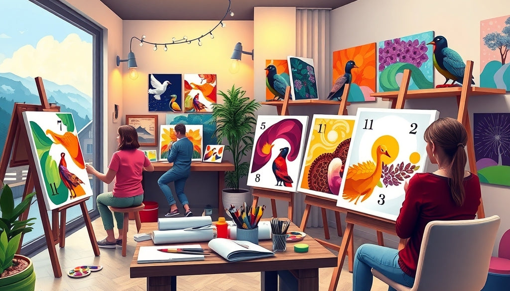 Discover the Best Paint by Numbers Kits for Adults in the US to Relieve Stress and Unleash Your Creativity