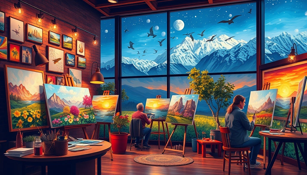 Experience Relaxation: Advanced Paint by Numbers Kits with Fine Details for Adults