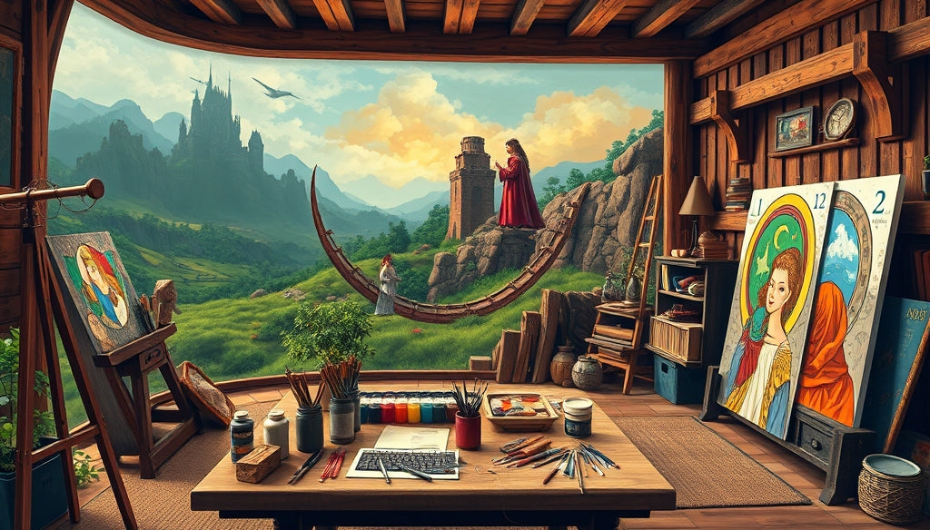 Discover the Best Paint by Numbers Kits for Adults Inspired by The Lord of the Rings
