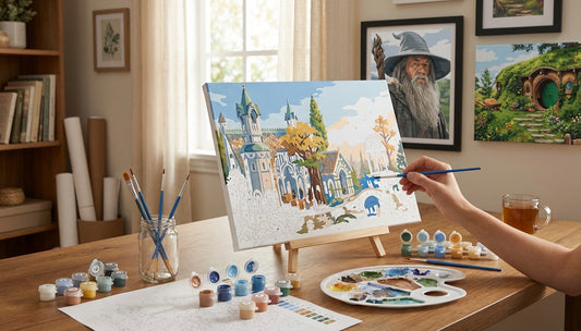 Bring Middle-earth Home: LoTR Paint by Numbers Kits with High-Quality Acrylic Paint