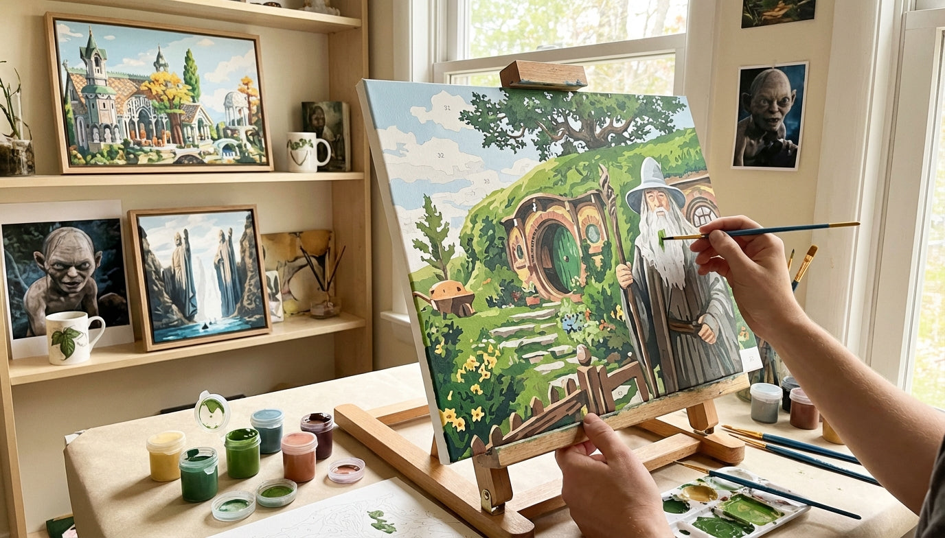 Start Your Epic Quest: Easy Lord of the Rings Paint by Numbers Kits for Beginners