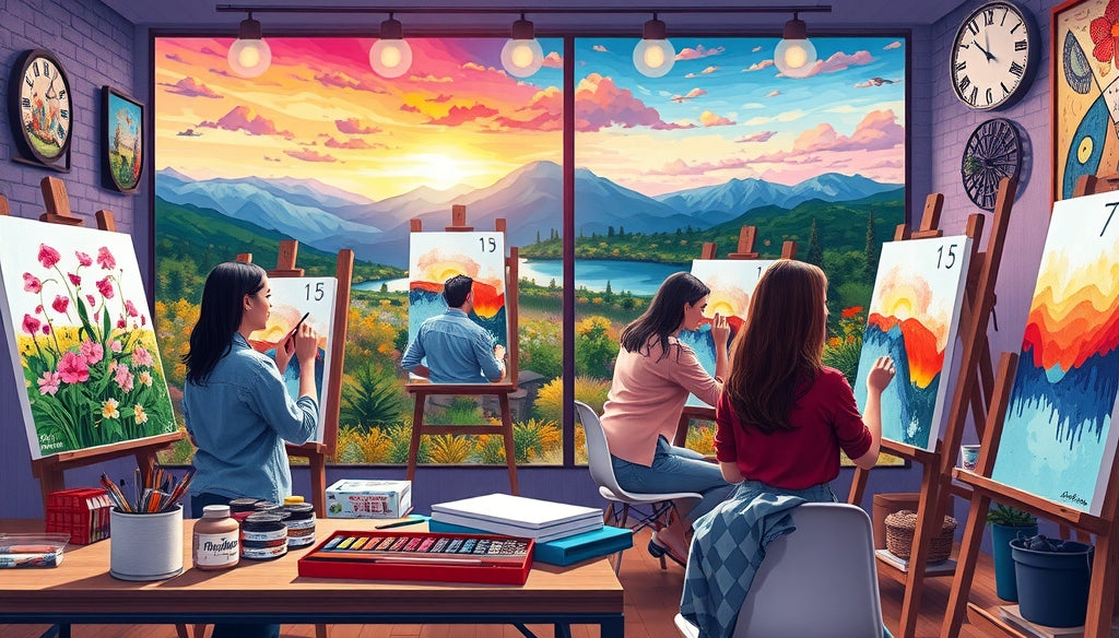 Paint by Numbers Kits with Wooden Frames: A Complete Painting Experience