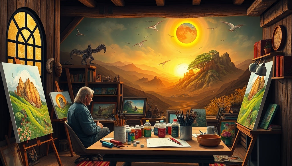 Paint by Numbers Kits with High-Quality Acrylic Paint: Create Your Own Middle-earth Masterpiece