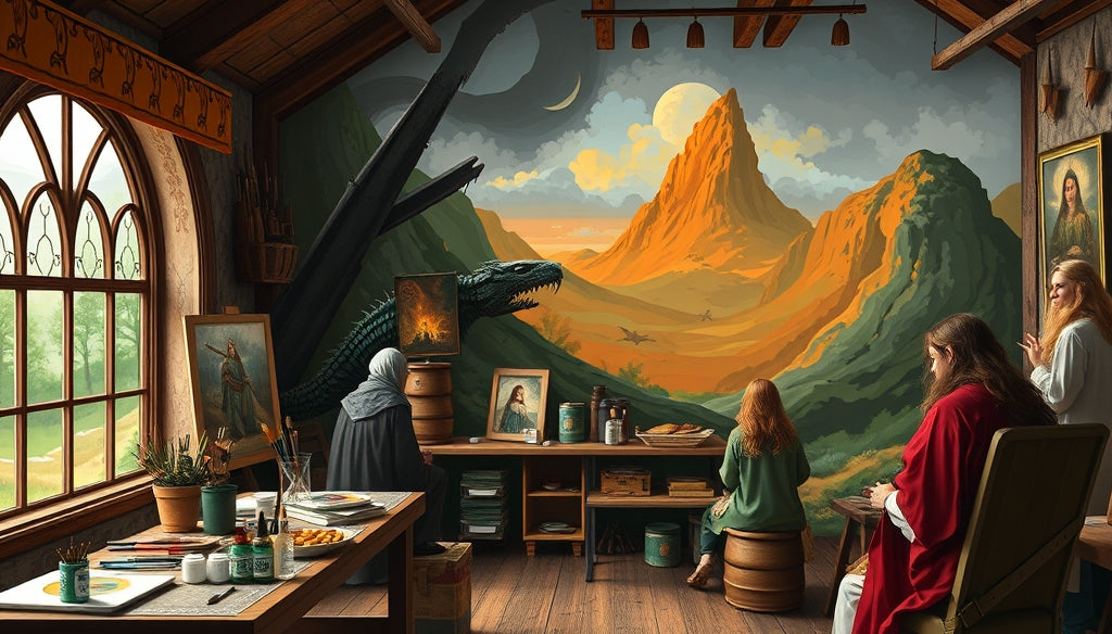 Where to Buy Premium Lord of the Rings Paint by Numbers Kits with Free Shipping in the USA