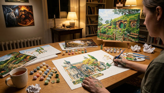 The Secret to Stress-Free Evenings: Lord of the Rings Paint by Numbers Revealed