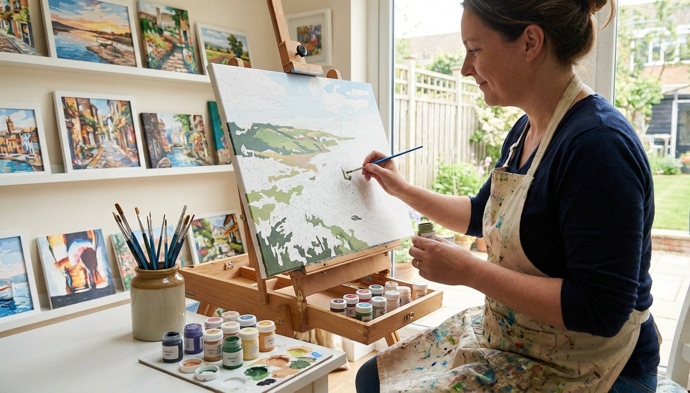 Elevate Your Art: Why Canvas Paint By Numbers Kits with Professional Quality Make a Difference