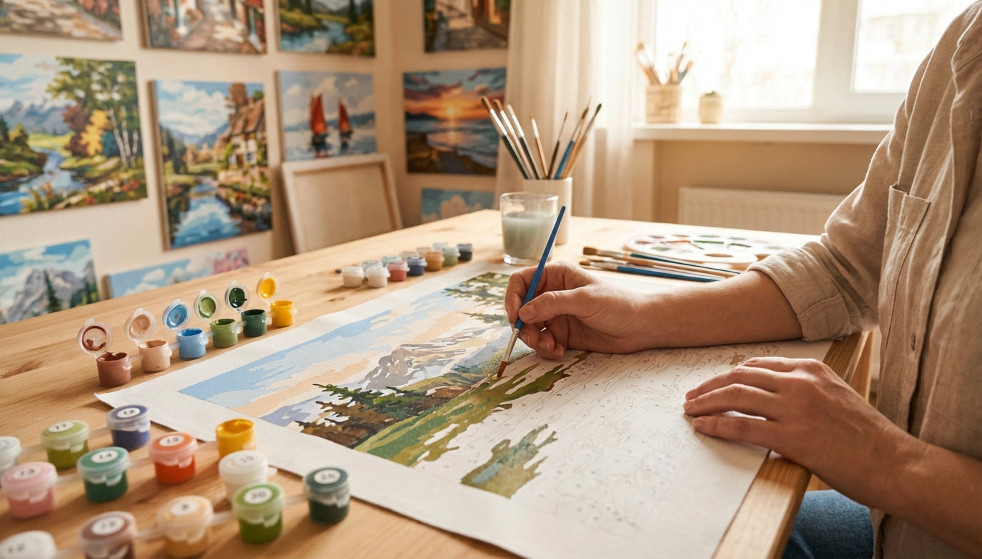 Beyond Brushes: How Paint By Numbers Kits Alleviate Stress And Boost Mental Well-Being
