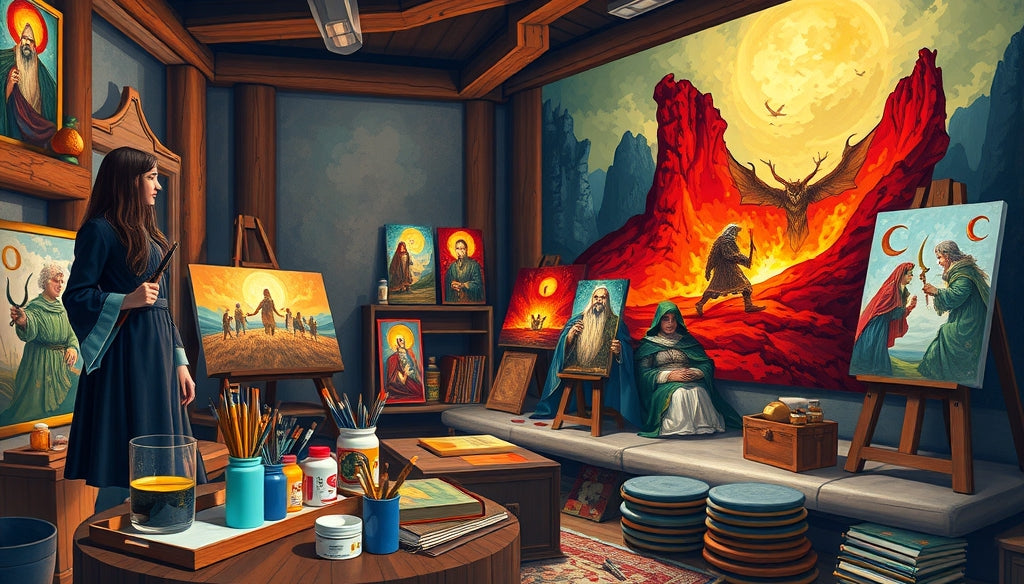 Experience the Magic: Extra Large Paint by Numbers Kits for The Lord of the Rings Aficionados