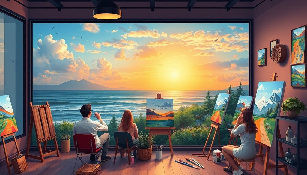 Unlock Your Creativity with Custom Paint by Numbers Kits for Couples