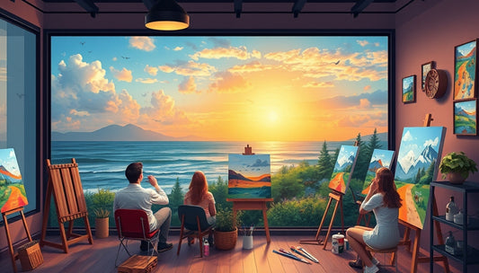 Unlock Your Creativity with Custom Paint by Numbers Kits for Couples