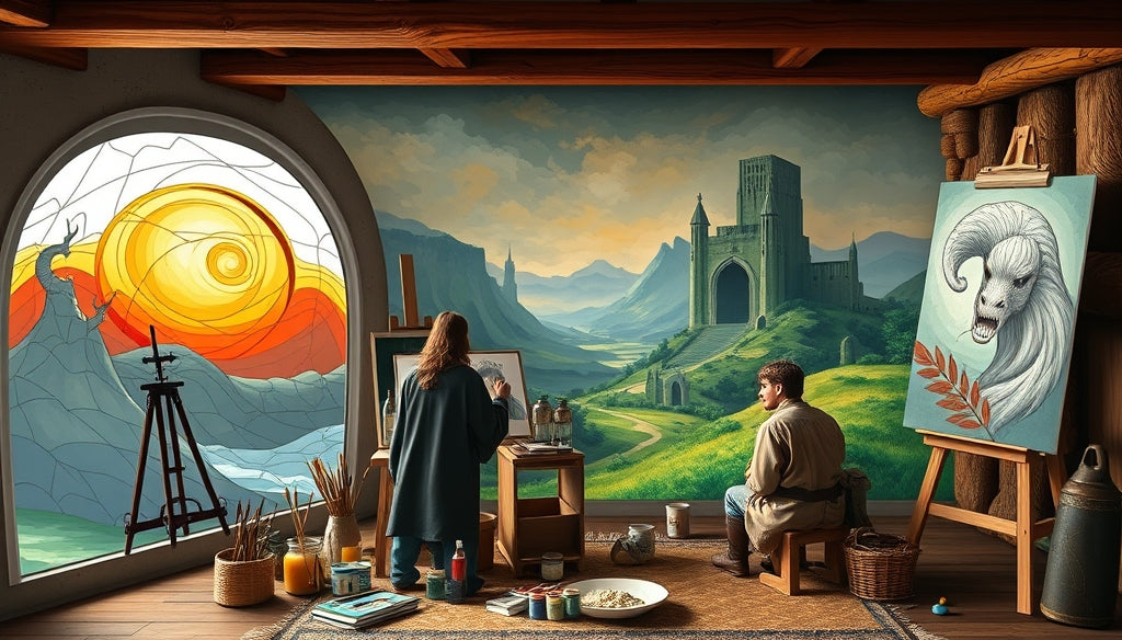 Unwind with High-Quality Paint by Numbers Kits Based on Your Favorite Tolkien Scenes