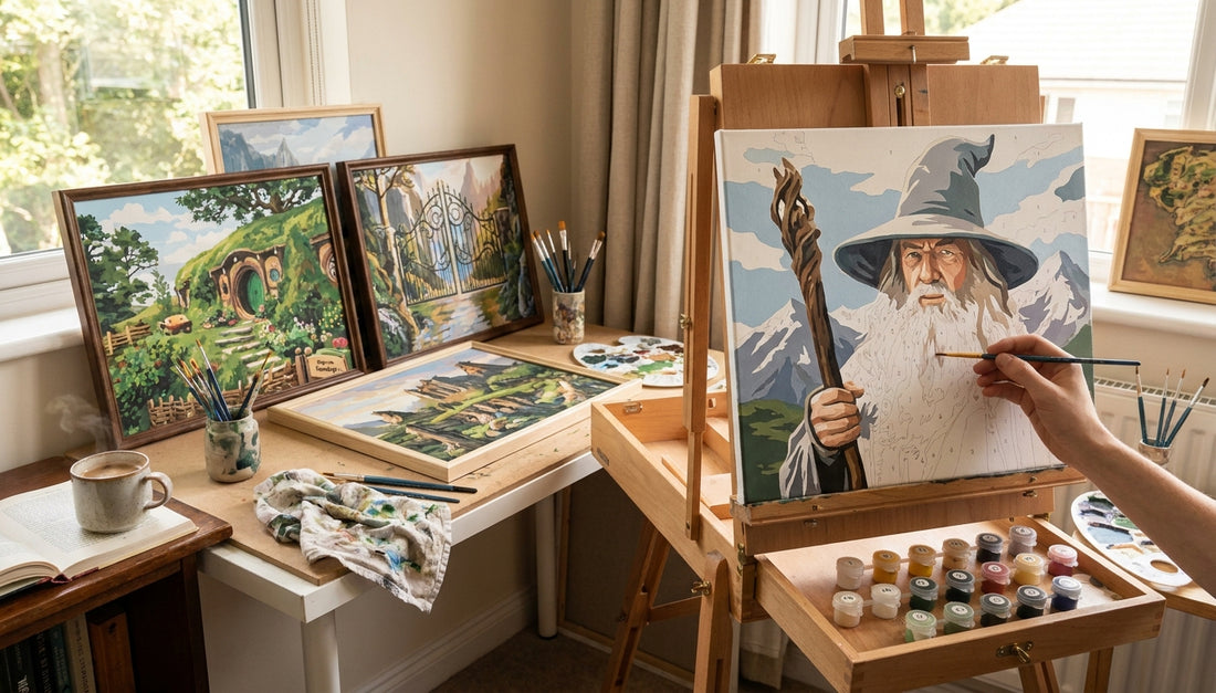 You Won't Believe How Immersive These LOTR Paint by Numbers Kits Are!
