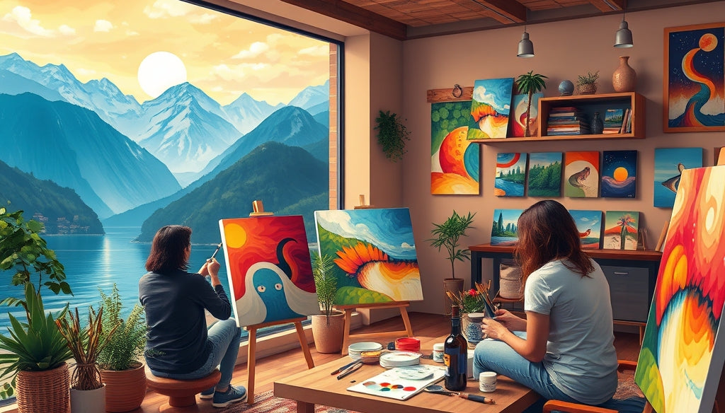 Unlock Your Creativity: Buy Premium Paint by Numbers Kits with Free Shipping in the USA