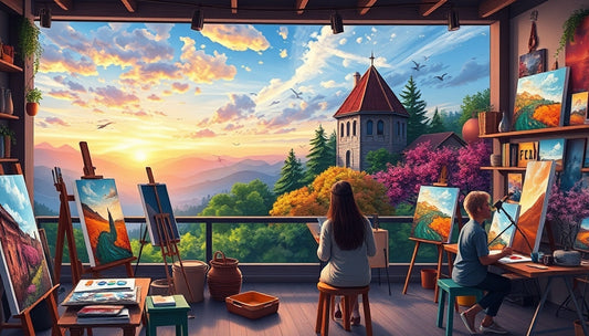 Unwind with Wildlife and Nature Paint by Numbers Kits for Adults
