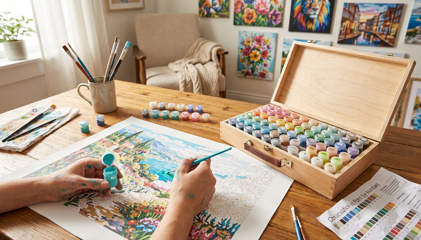 Beyond Basics: PBN Kits with Extra Paint Colors