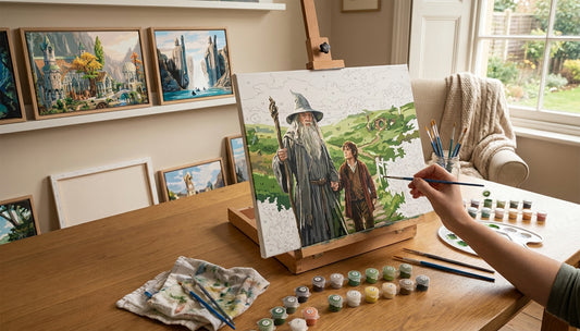 Don't Miss Out: Lord of the Rings Paint by Numbers Kits on Sale with Fast Shipping