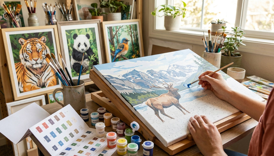 Wildlife PBN Kits: Nature's Beauty on Your Canvas