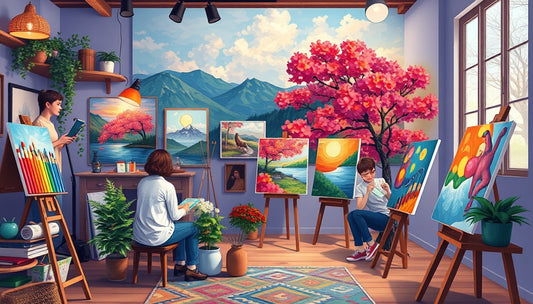 Maximize Your Fun: Paint by Numbers Sets with Extra Paint Colors for Variation