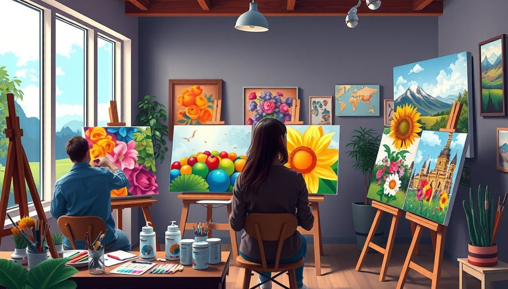 Best Easy-to-Use Paint by Numbers Kits for Seniors Who Love Art