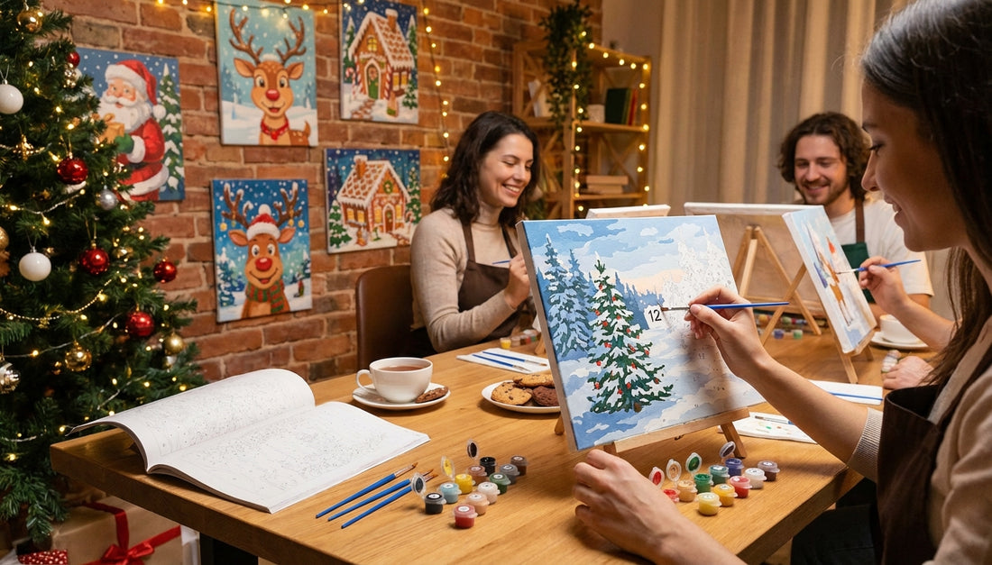 Christmas PBN Kits for Gifts: Festive & Fun Creations