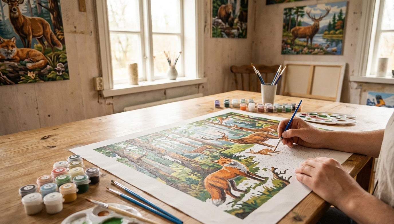 Explore Nature: Wildlife PBN Kits for Your Home