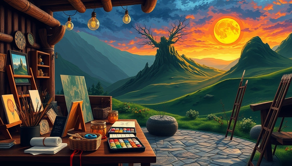 Unwind with Cheap and Easy Paint by Numbers Kits for Beginners: Lord of the Rings Edition