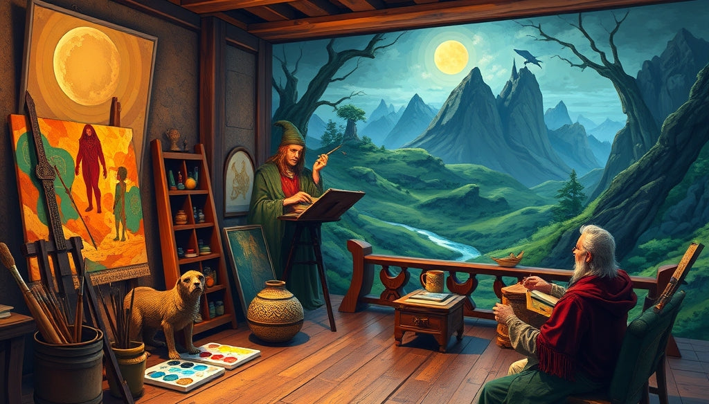 Experience Relaxation with Customized Paint by Numbers Kits for Couples Inspired by Middle-earth