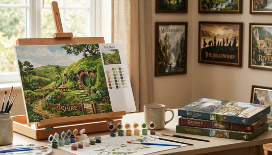 Feeling Stressed? Grab a Brush: Lord of the Rings Paint by Numbers Therapy