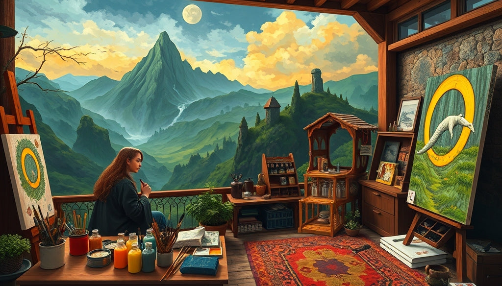 Experience Relaxation: Advanced Paint by Numbers Kits for The Lord of the Rings Lovers